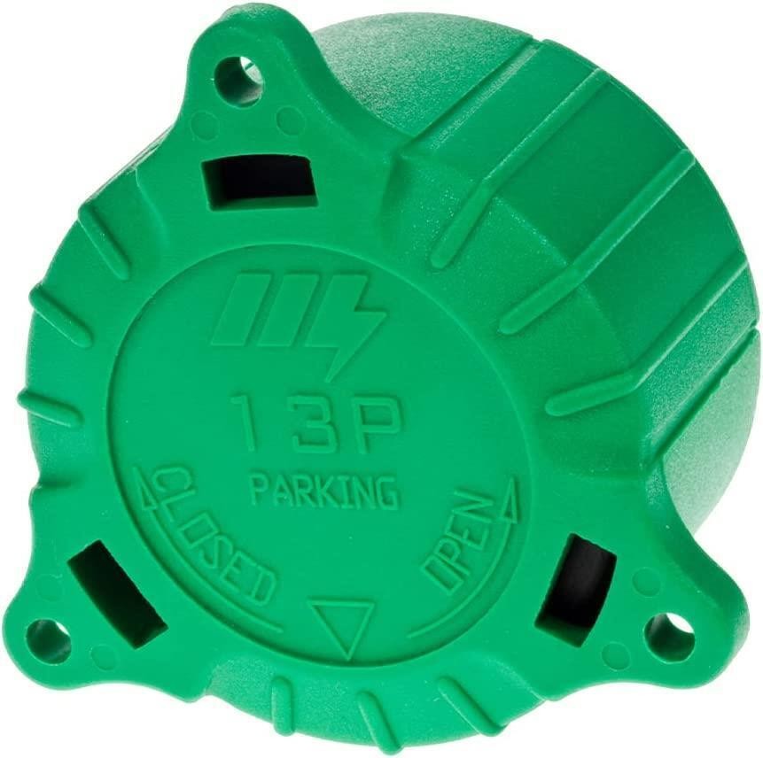 13 Pin Green Parking Plug Storage Socket Cap Pin Alignment Towing Caravan