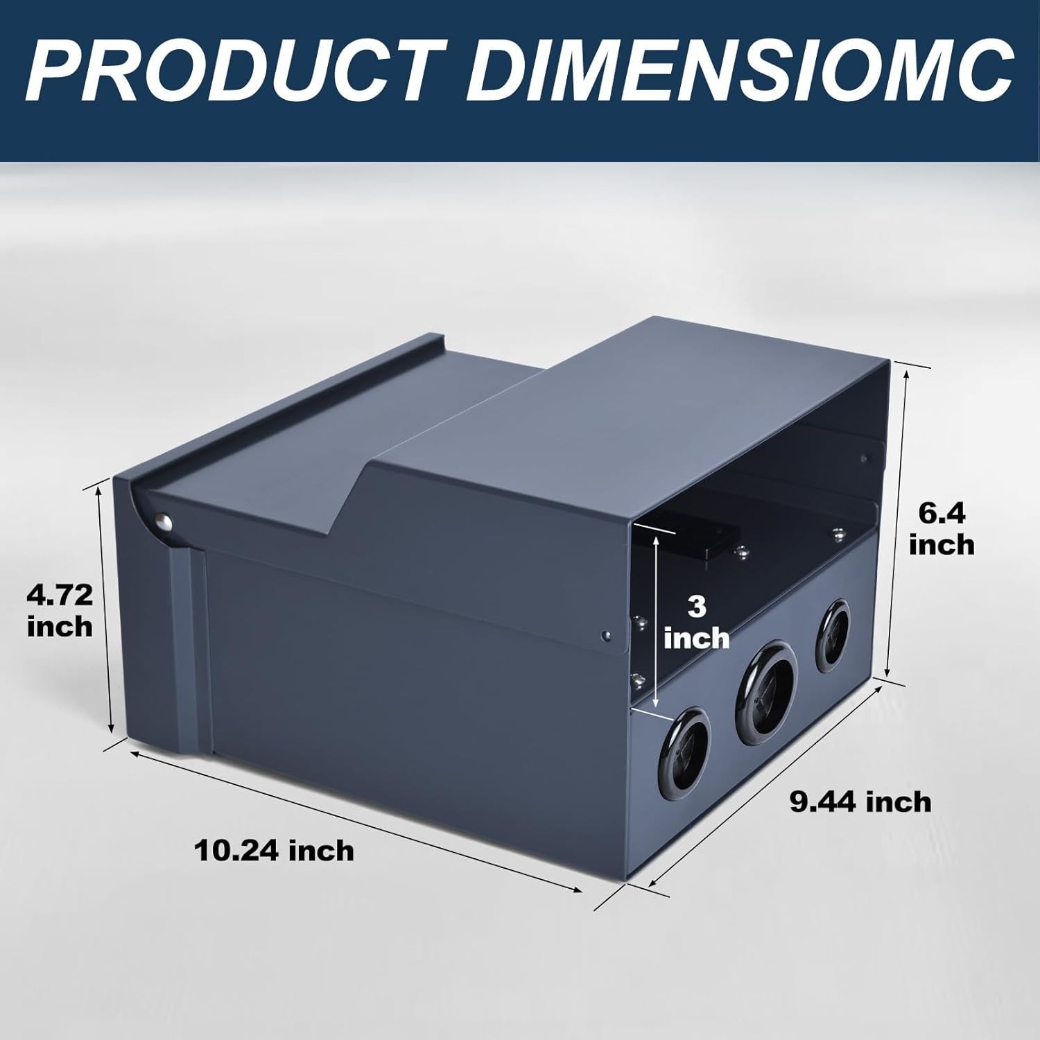 20/30/50 Amp Weatherproof RV Electrical Outlet Panel with Breaker