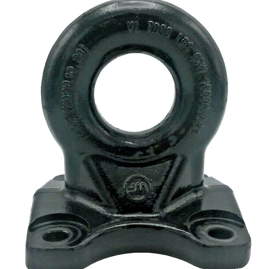 Bolt On Heavy Duty 2.5″ Lunette Eye Pintle Ring Coupler 42K Rating Trailer Truck