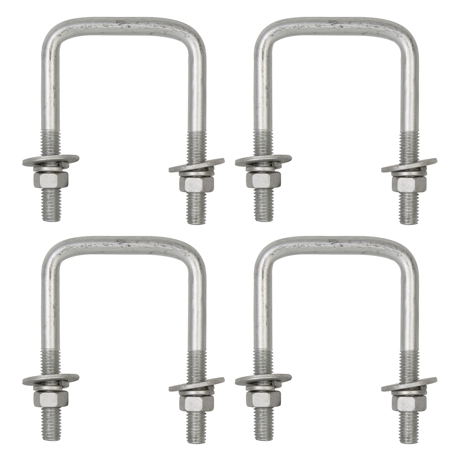 4PCS / 8PCS Boat Trailer Steel U-Bolt Square 1/2″ Dia x 3 1/16″ x 4 5/16″