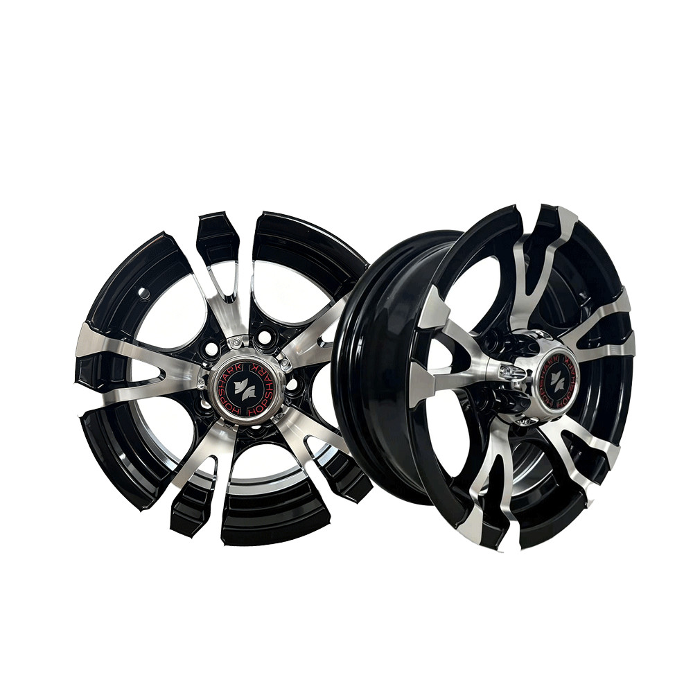 2pack 13 Inch Aluminum trailer Rim Wheel 5 Lug On4.5 ，MAX Load 1700 LBS
