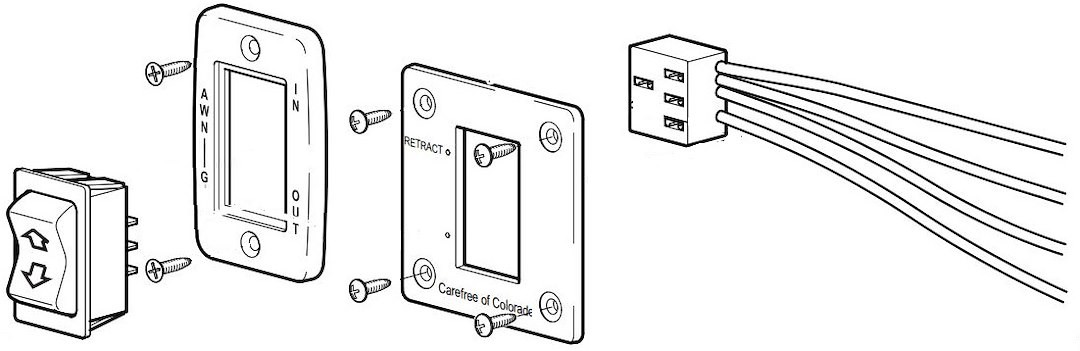Carefree RV R001605 AWNING-REPAIR PARTS RV