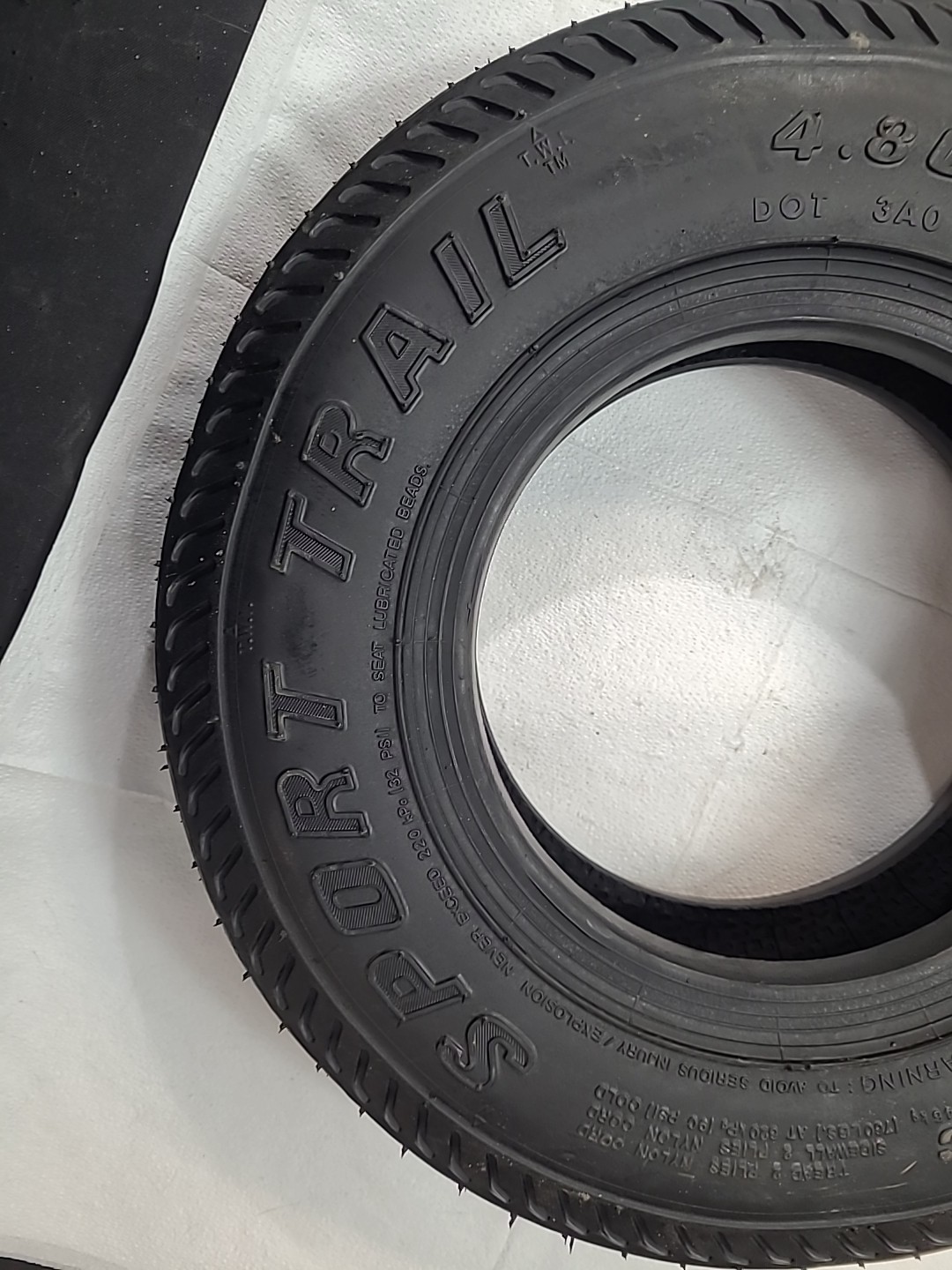 Carlstar 5193181 Sport Trail 4.80x-8 Trailer Tire