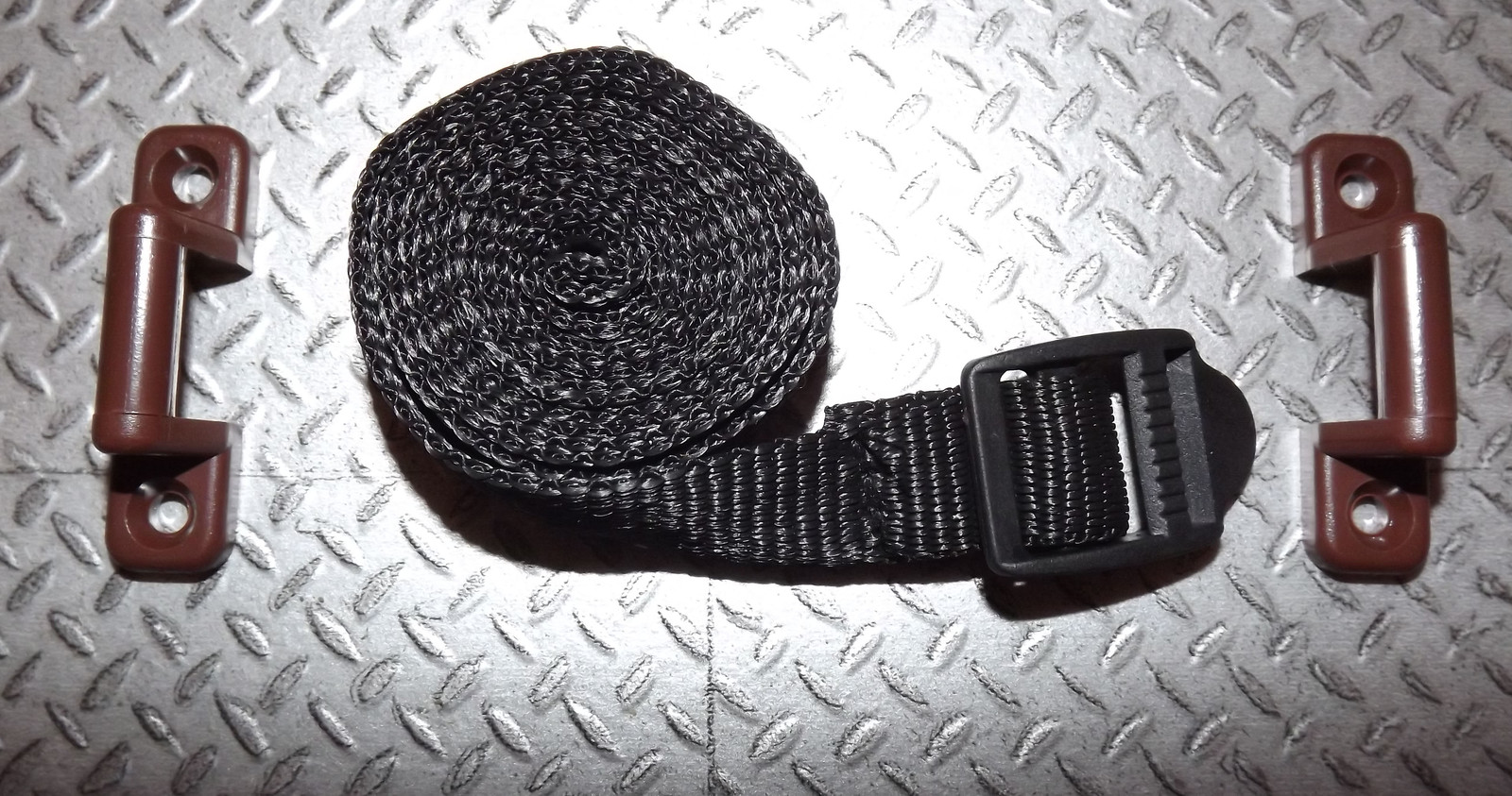 LEISURE BATTERY STRAP KIT 1.2m x 18mm + buckle CARAVAN MOTORHOME SPEEDBOAT RV