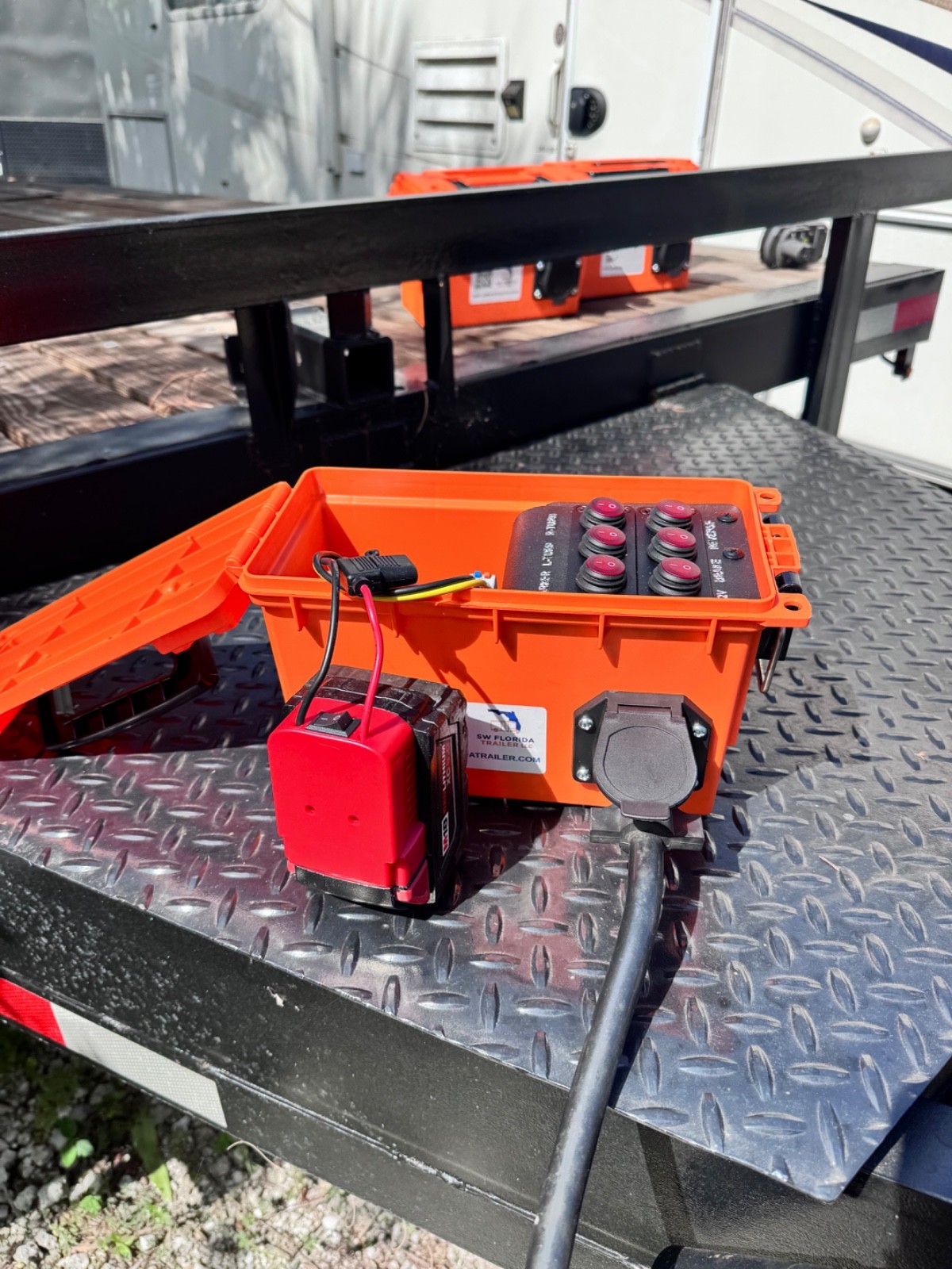 RV Trailer Lights Tester for Milwaukee M18 batteries
