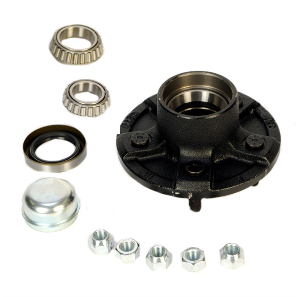 Trailer Parts Pro H84545BX Pregreased Hub Assembly- 5 on 4.5- Fits Most 3K Axles