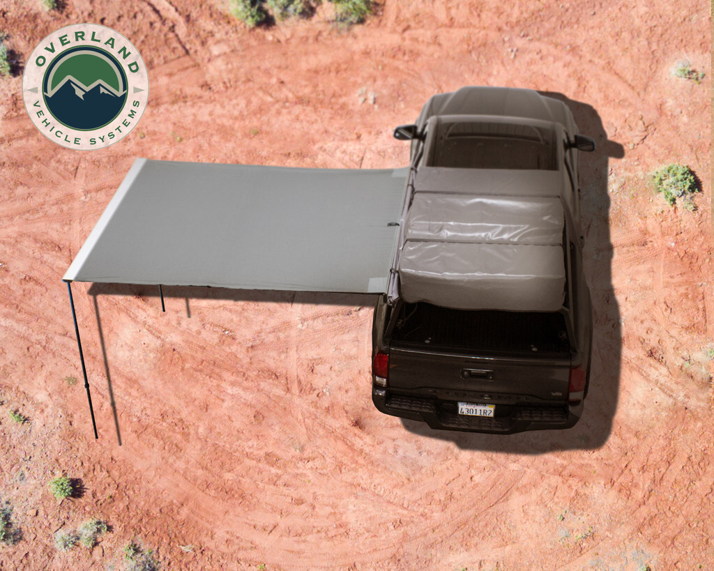 Overland Vehicle Systems Nomadic Awning – 8.0 With Black Cover