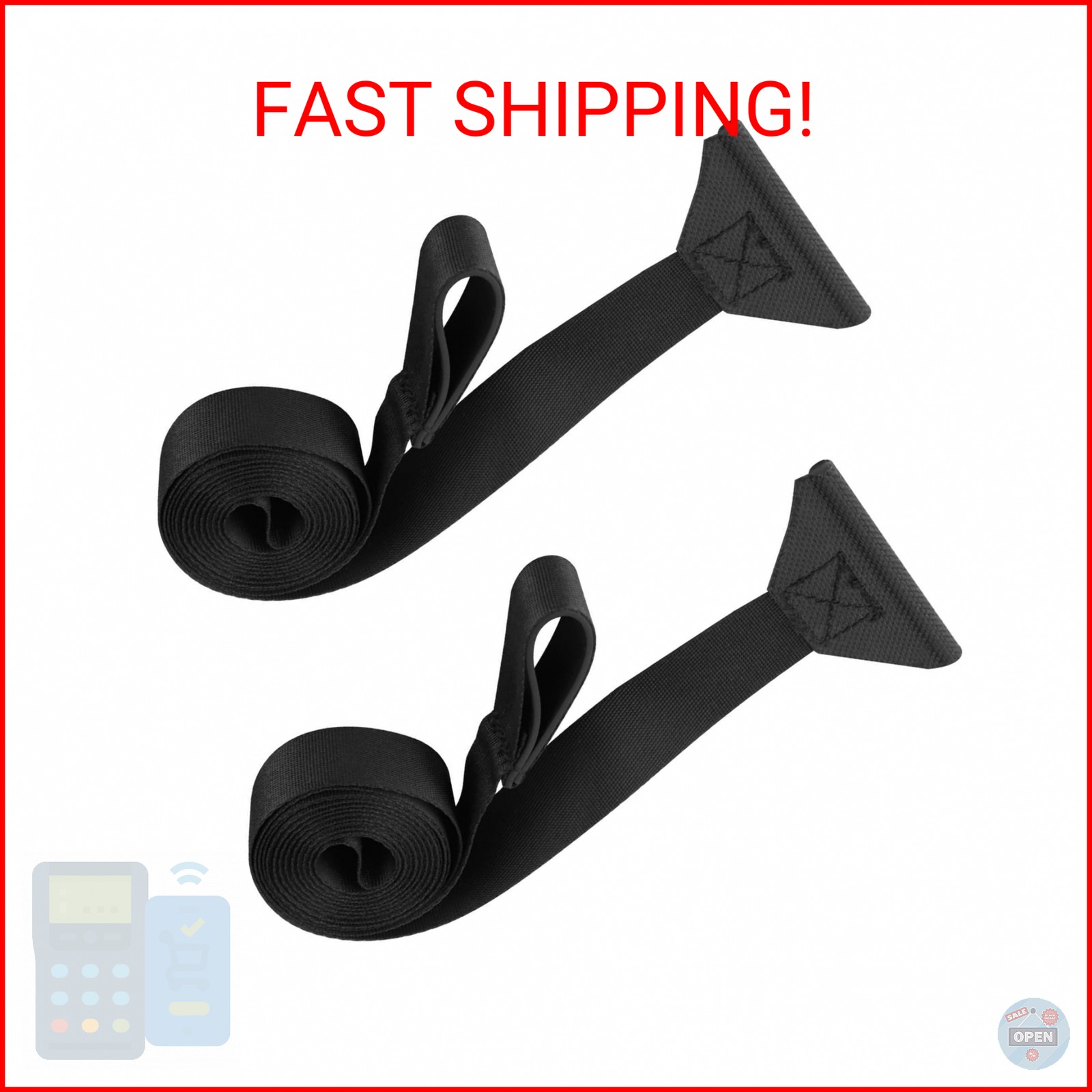 JCZ RV Awning Pull Straps, 96 Inches with Welding Polycord Technology, Heavy Dut