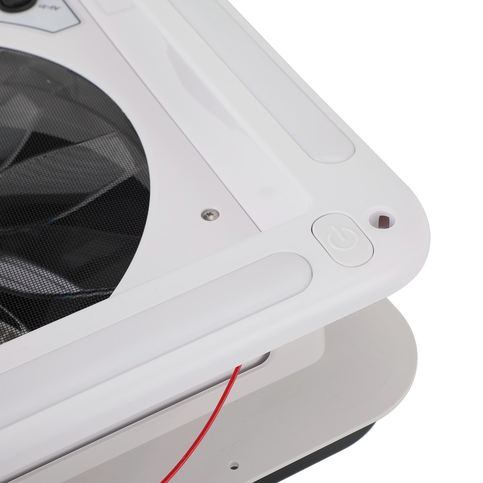 14″ RV Caravan Roof Vent Manual RV Camper Fan 12V Skylight With LED Light US