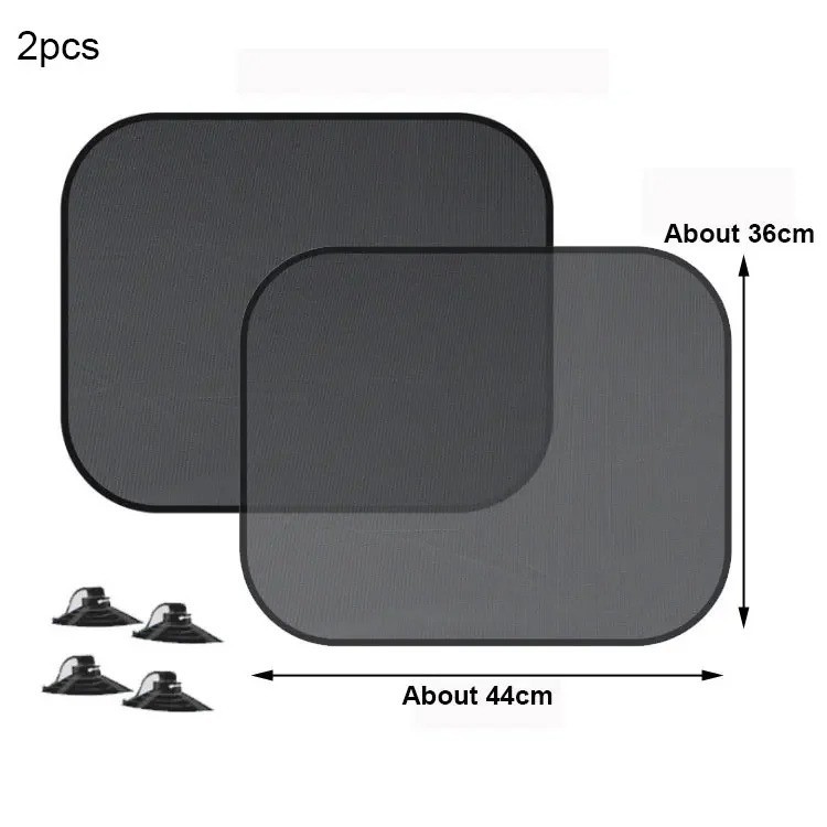 SEAMETAL Car Sun Shade Side Window Curtain Front Rear Window Sunshade Summer UV