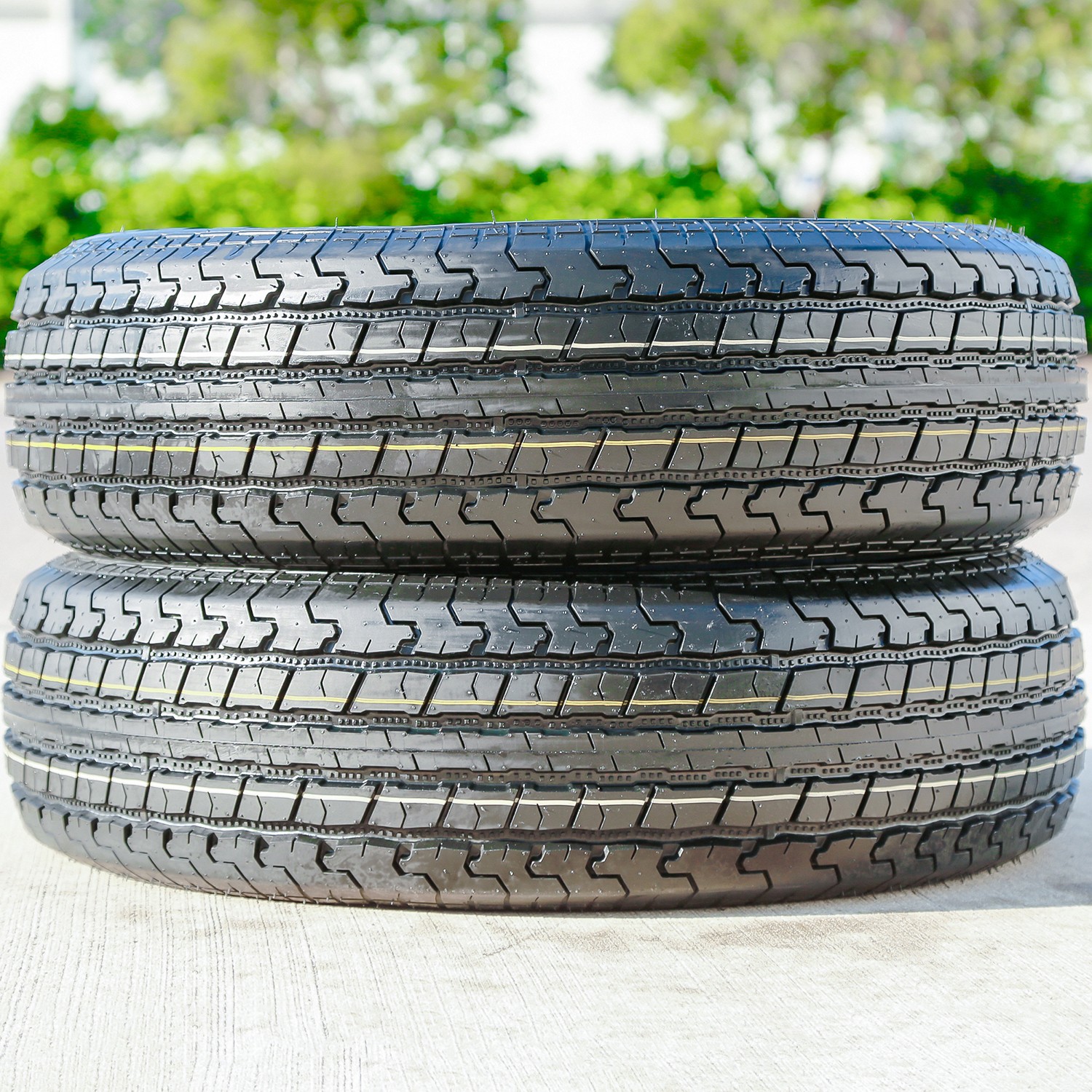 2 Tires Roundrule ST Hikee Semi Steel 205/75R15 205-75-15 Load E 10 Ply Trailer