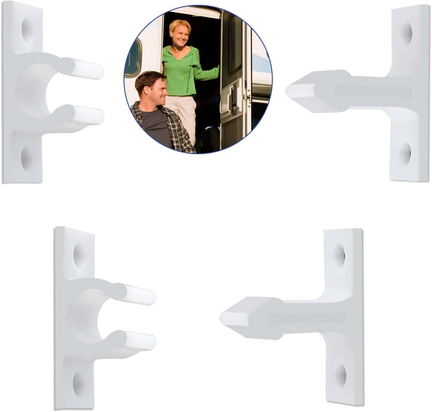 NYLON CARAVAN DOOR RETAINING CATCH FOR CARAVAN OR MOTORHOME