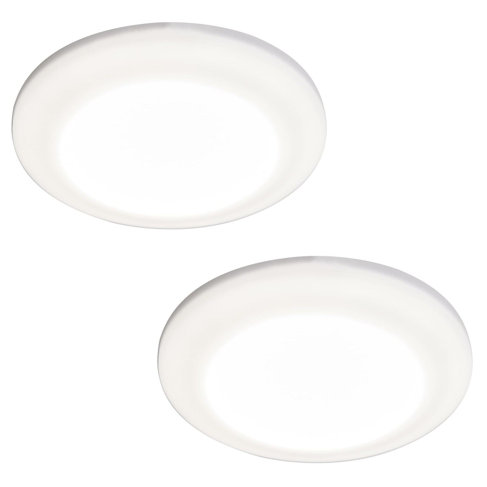 2 Pack Facon 4.5 Inch LED RV Puck Light Surface Mount 12V Dome Switch 6000K