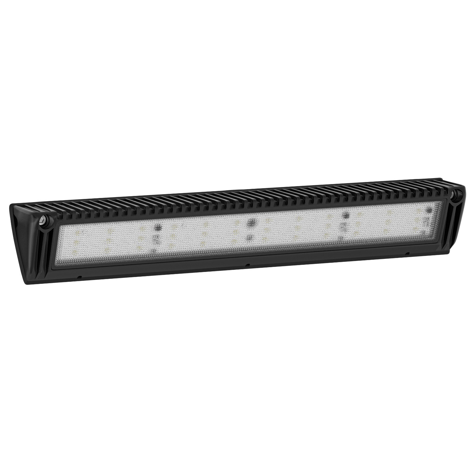 RV LED Porch Light Clear Lens Camper RV Trailer Black Aluminium Exterior