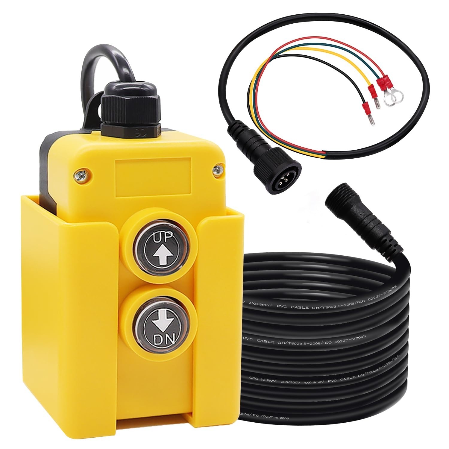 Dump Trailer Remote Control 4 Wire 12V Switch for Hydraulic Pump Power Unit