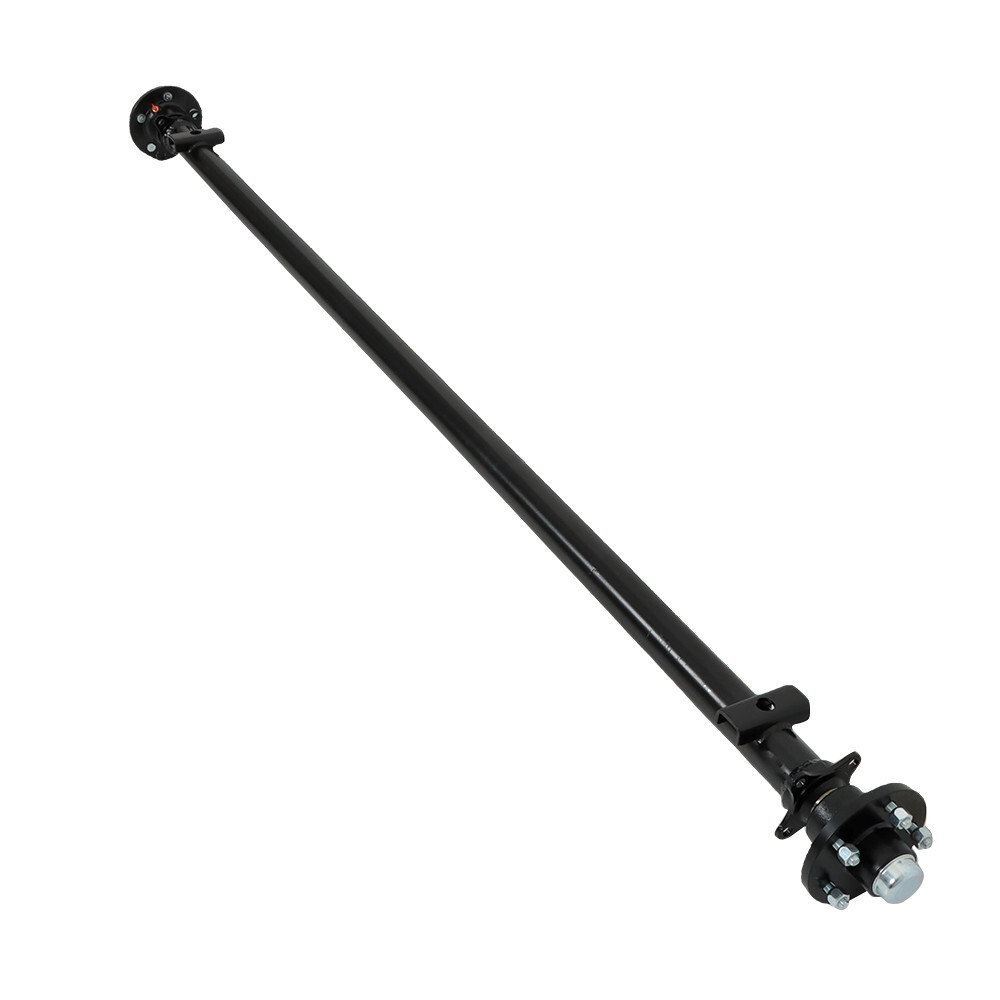 3.5K 5 lug Boat Trailer 3500lbs Axle Complete Cargo RV Camper Axel w/ U-Bolt Kit
