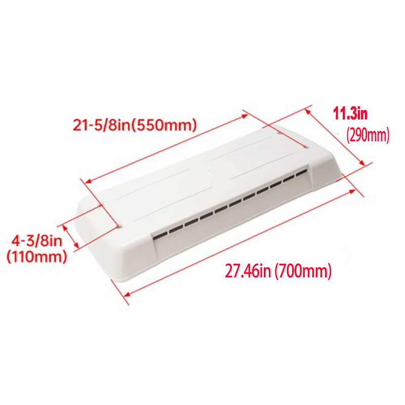 For Dometic Refrigerator Vent Cover RV Roof Lid Trailer Replacement Part ##65528