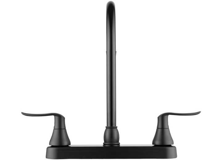 Dura Faucet DF-PK330HLH-MB Elegant J-Spout RV Kitchen Faucet – Matte Black