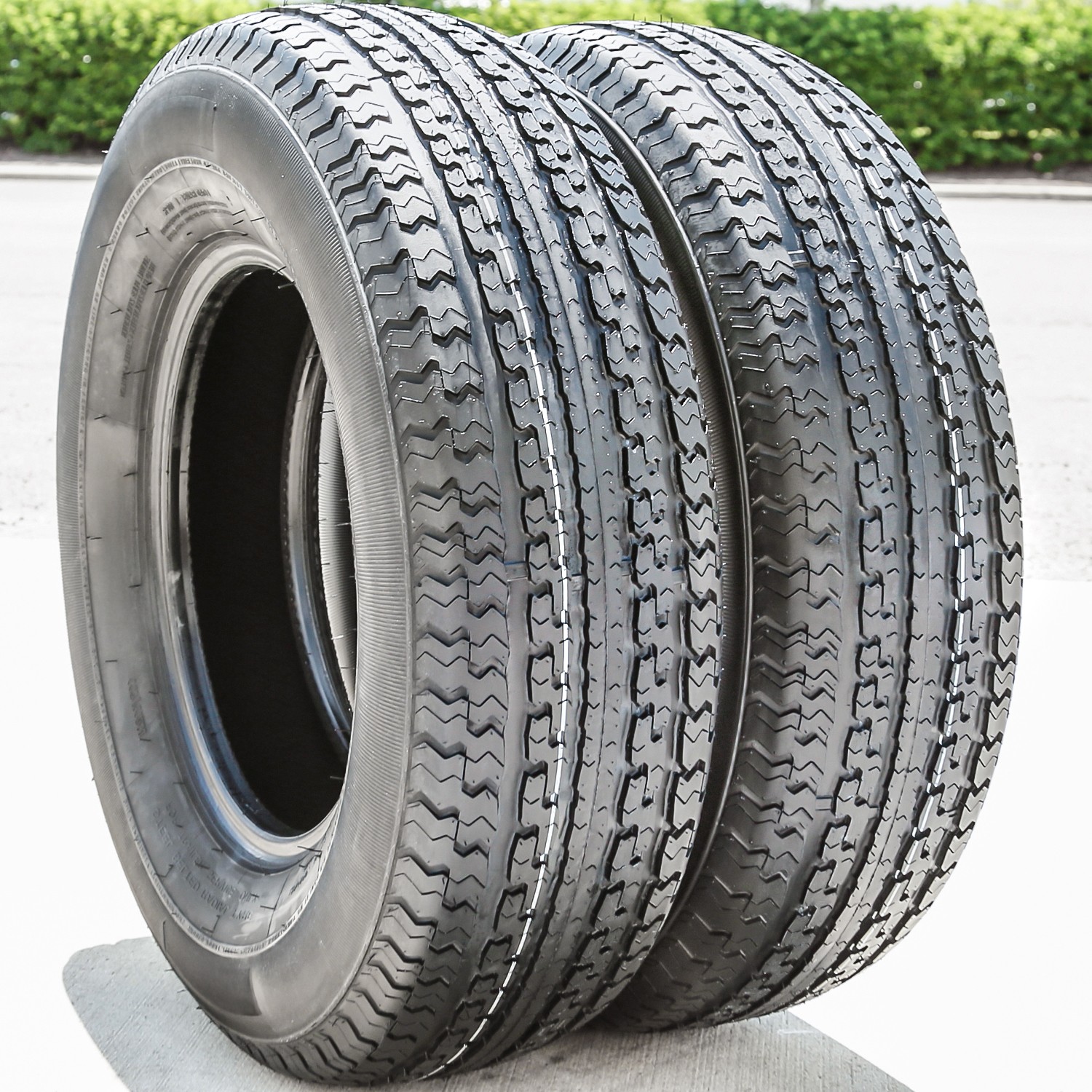 2 Tires ST 205/75R15 111/106M Load E 10 Ply Blackarrow STR01 Semi-Steel Trailer