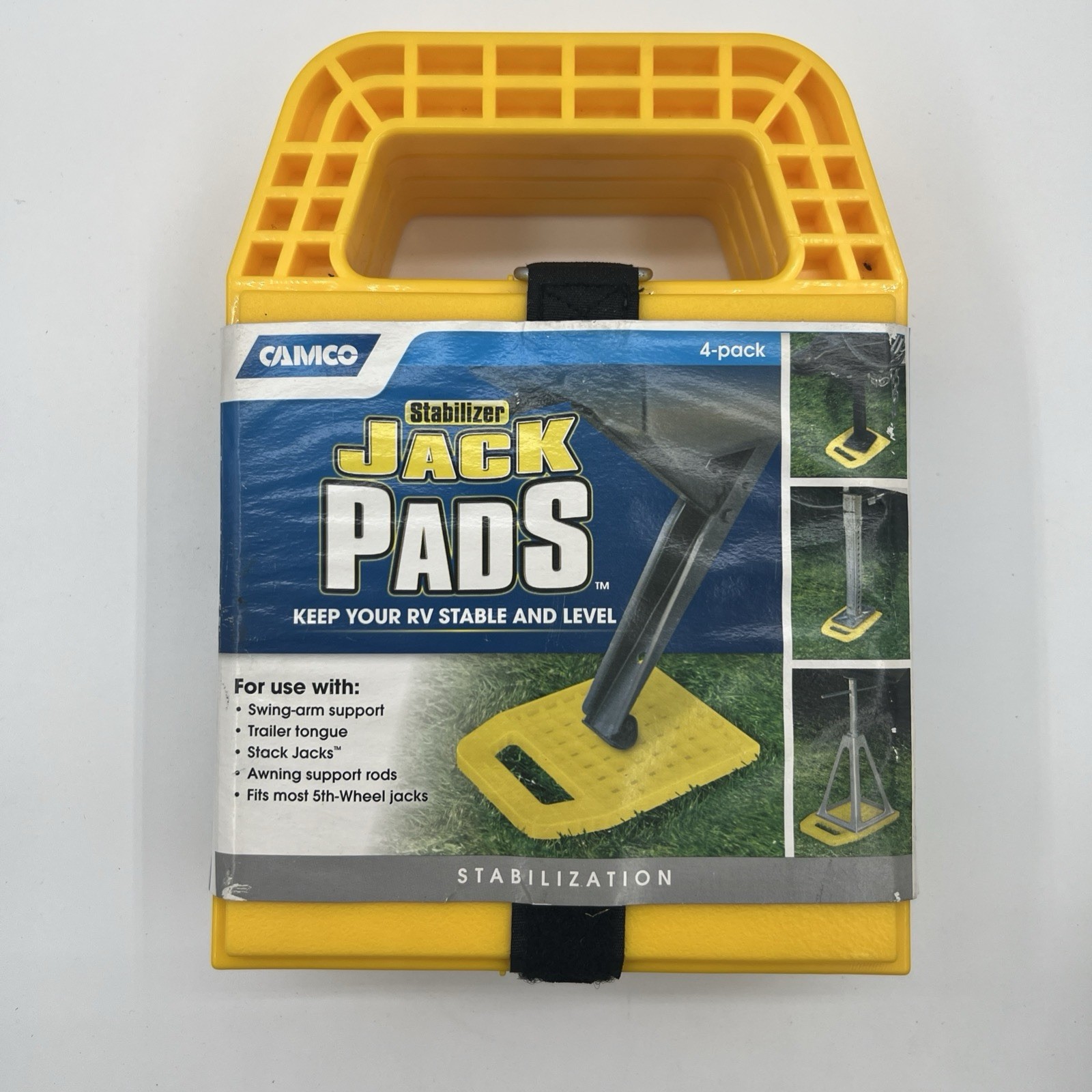Camco Stabilizer Jack Pads – 4 pack (44595)