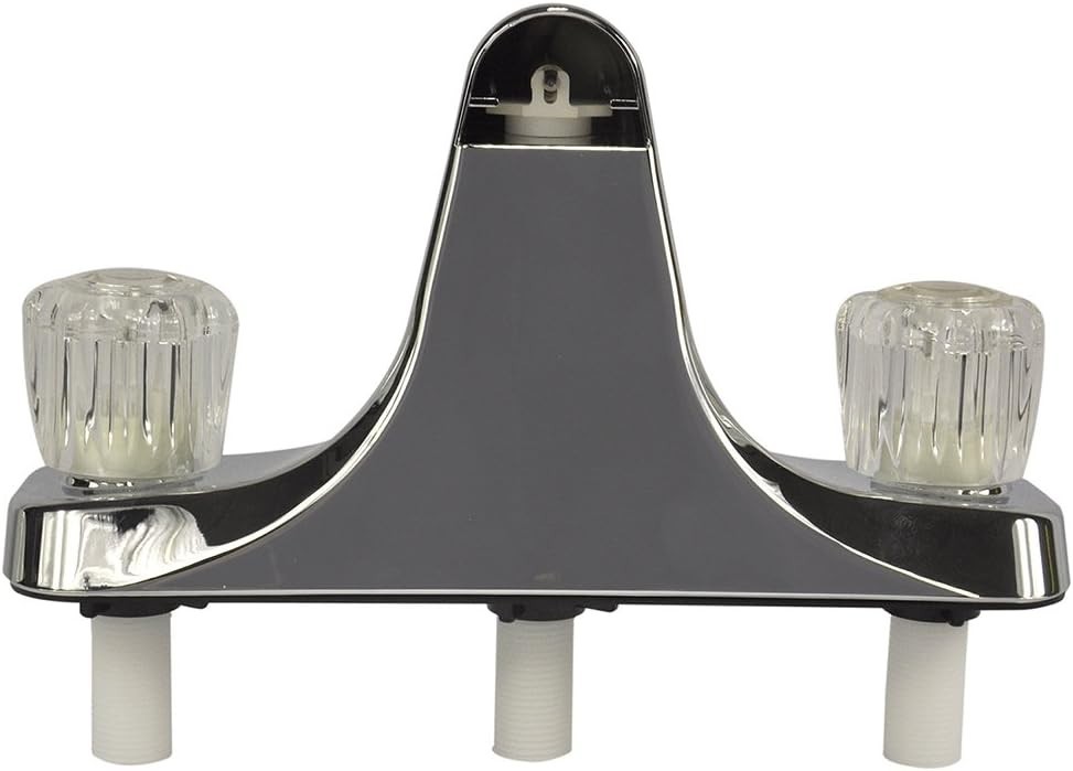 Easy-Install 8-Inch Mobile Home Tub & Shower Faucet with Stylish Knob Handles