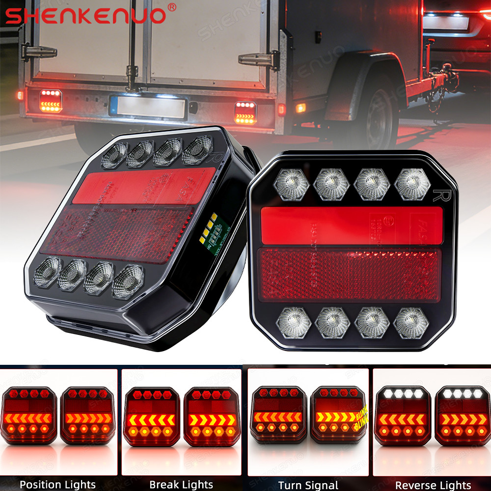 NEW Wireless Magnetic Trailer Lights –Rechargeable LED TailLight Kit For Trailer