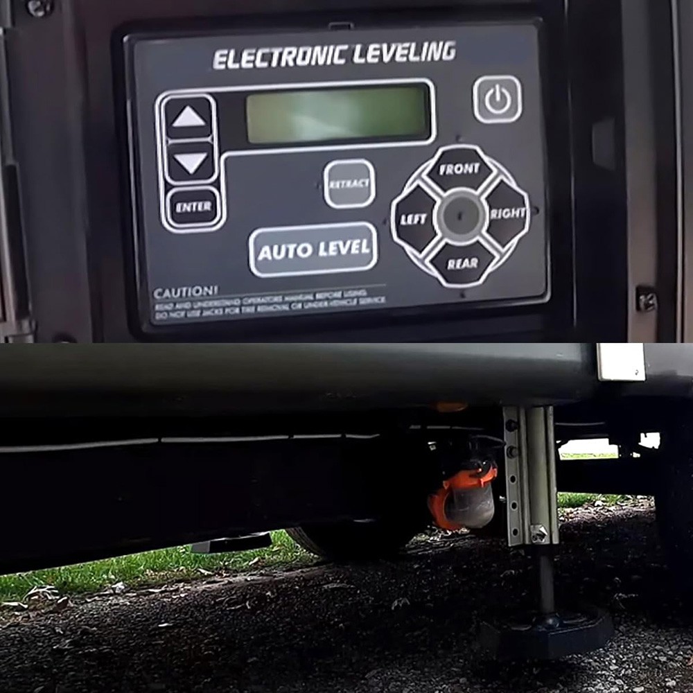For Lippert 421484 RV Level Touchpad Auto With Level Button Ground Control TT
