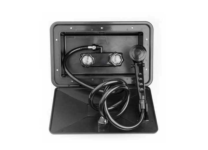 Dura Faucet DF-SA170-BK RV Exterior Shower Box Kit – Black