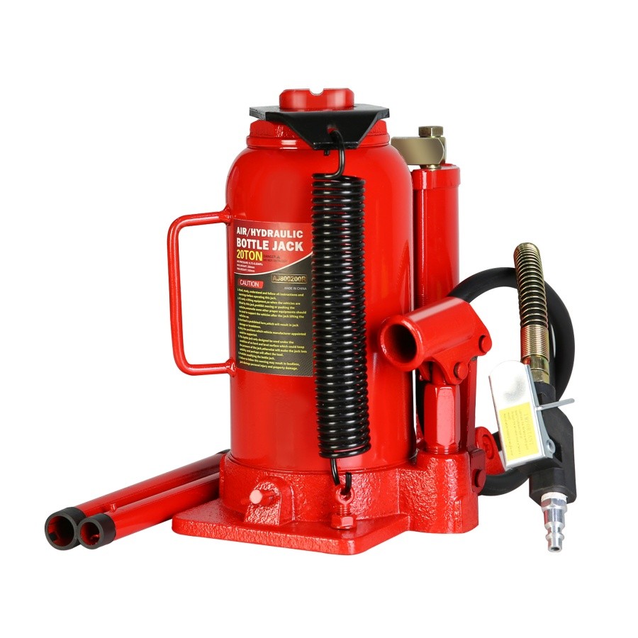 20 Ton Air Hydraulic Bottle Jack, Manual Hand Pump for Trucks Heavy Equipment