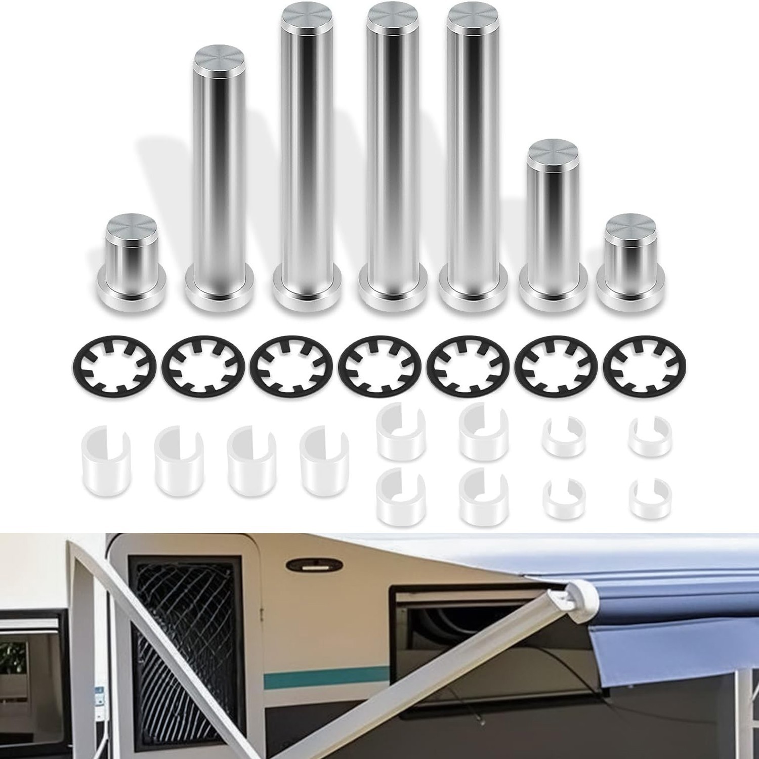 for Lippert Style Solera Awning Arm Repair Pin Kit for Dometic RV Camper 431840