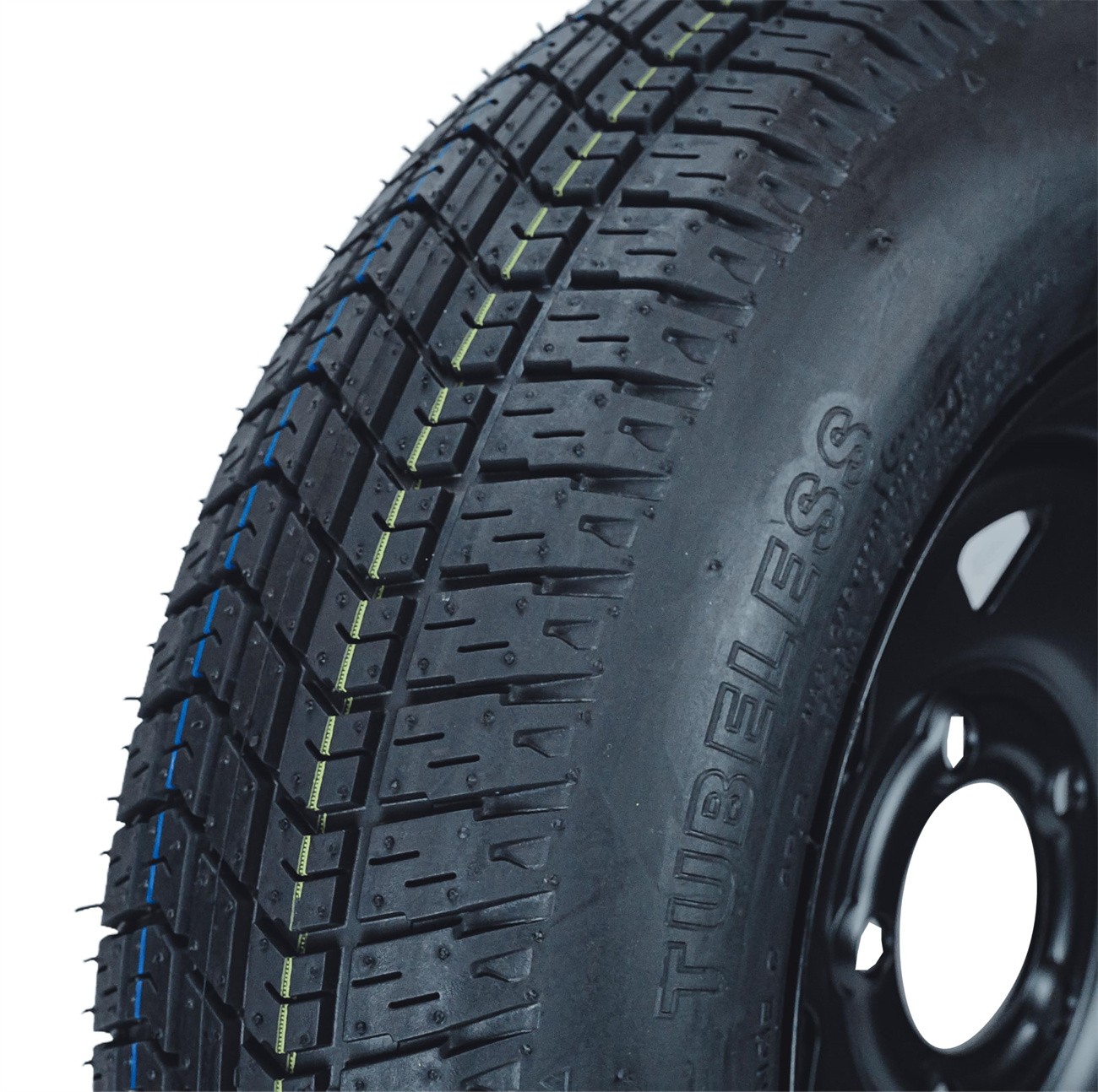 2Pack Trailer Tire On 13″ Rim ST175/80D13 5 Lug on 4.5 in Load Range C 6PR