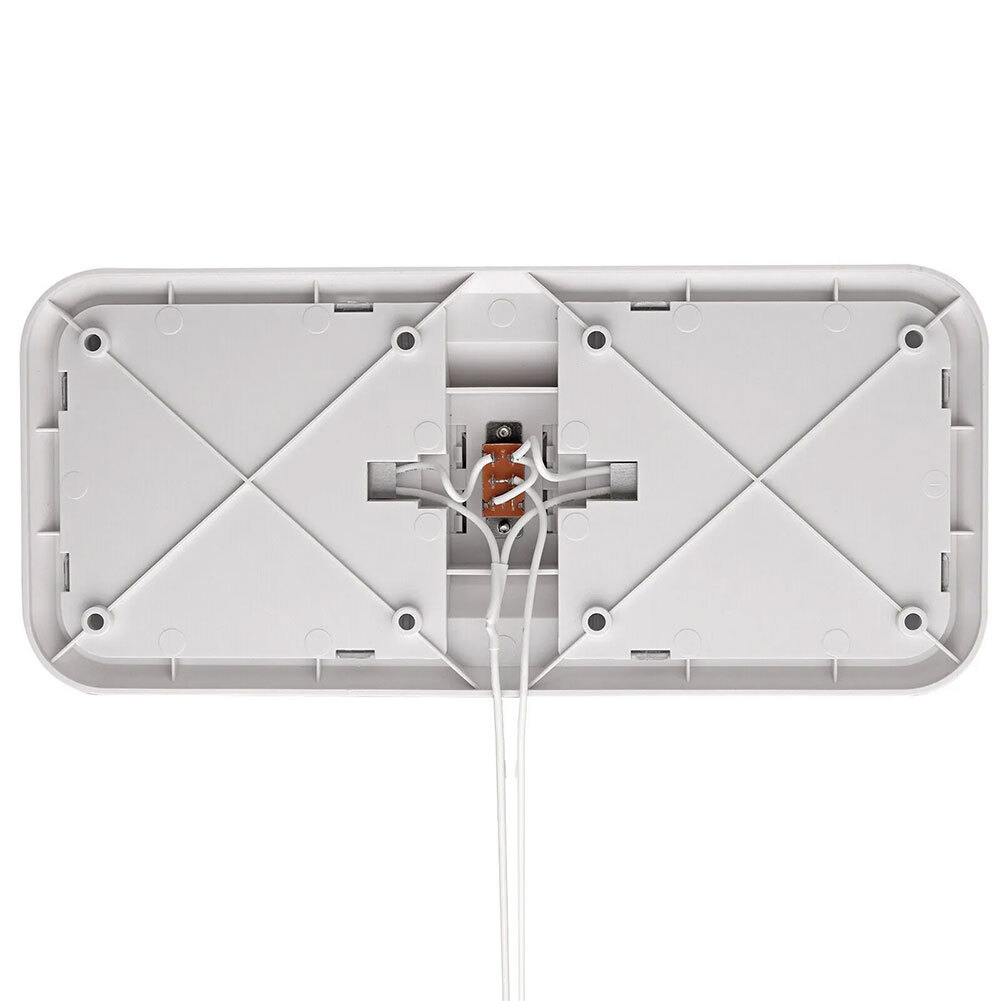 6 Pack RV LED Ceiling Double Dome Light Fixture ON/OFF Switch Interior Lighting