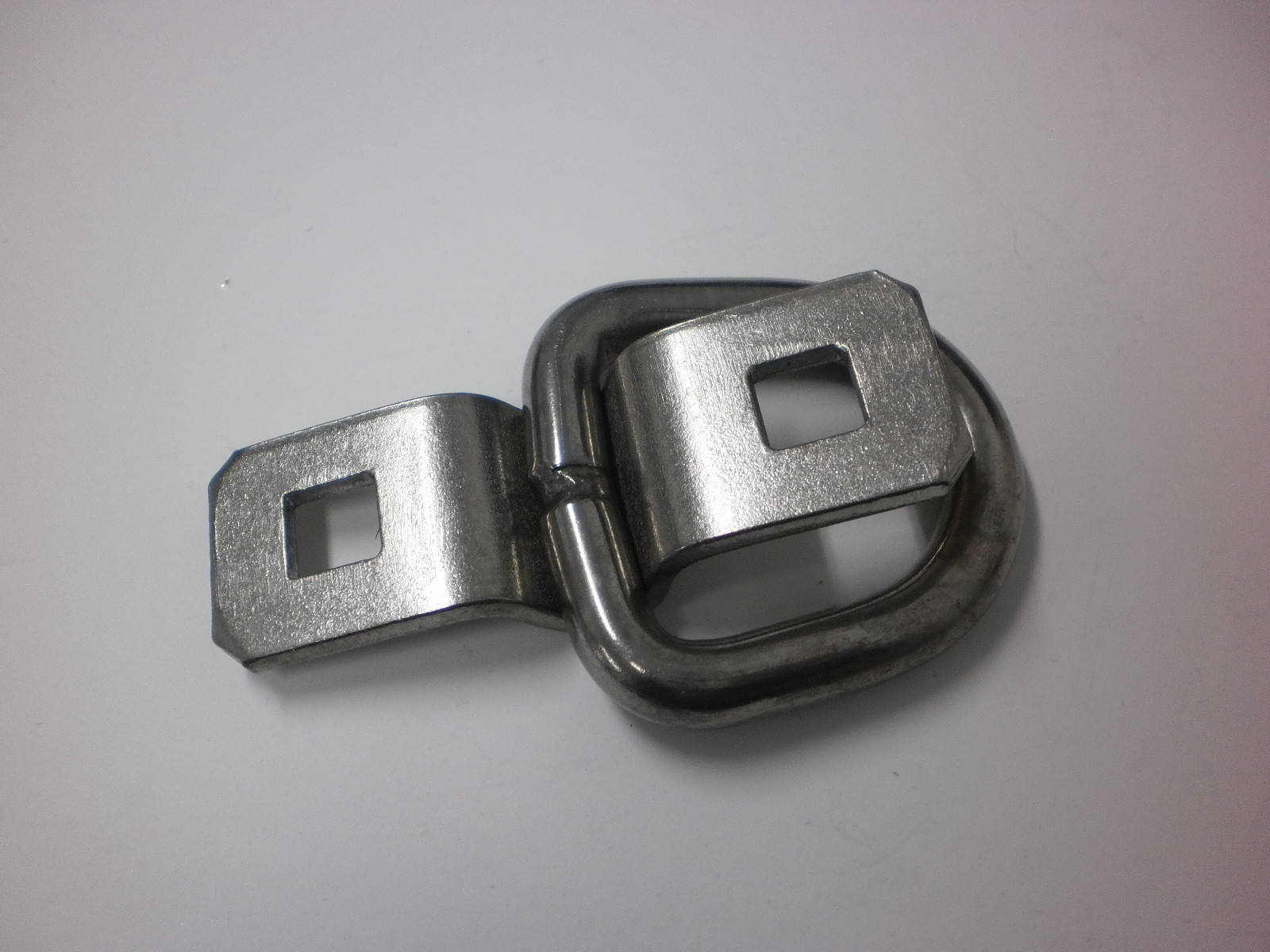 4 – 3/8″ Stainless Steel D Ring Rope Chain Tie Down Trailer Kit with SS Bolts
