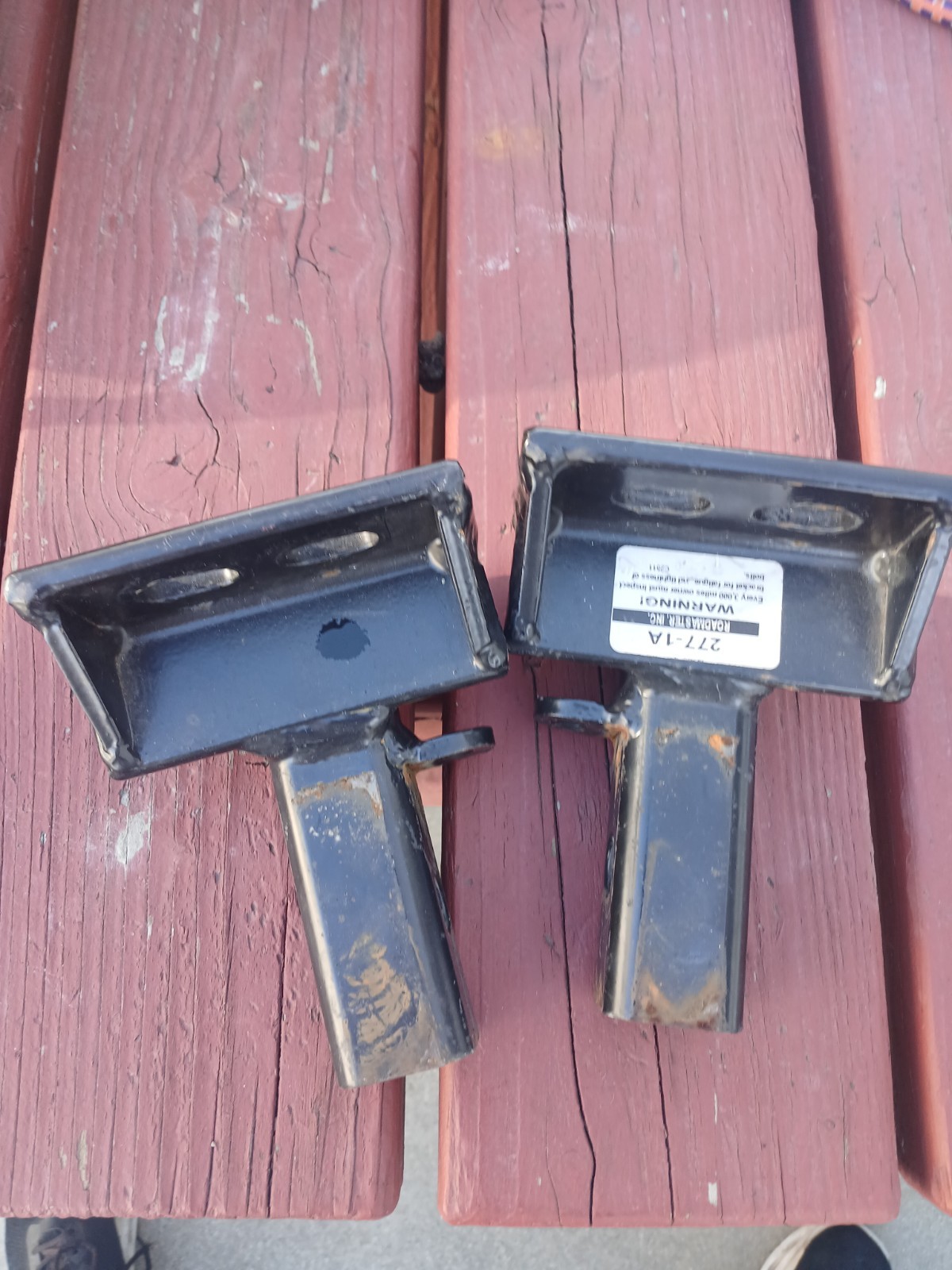 (1) Roadmaster #277 – 1 A Hitch 1-1/4 Receiver Hitch Mount Tow Base Plate .VGC