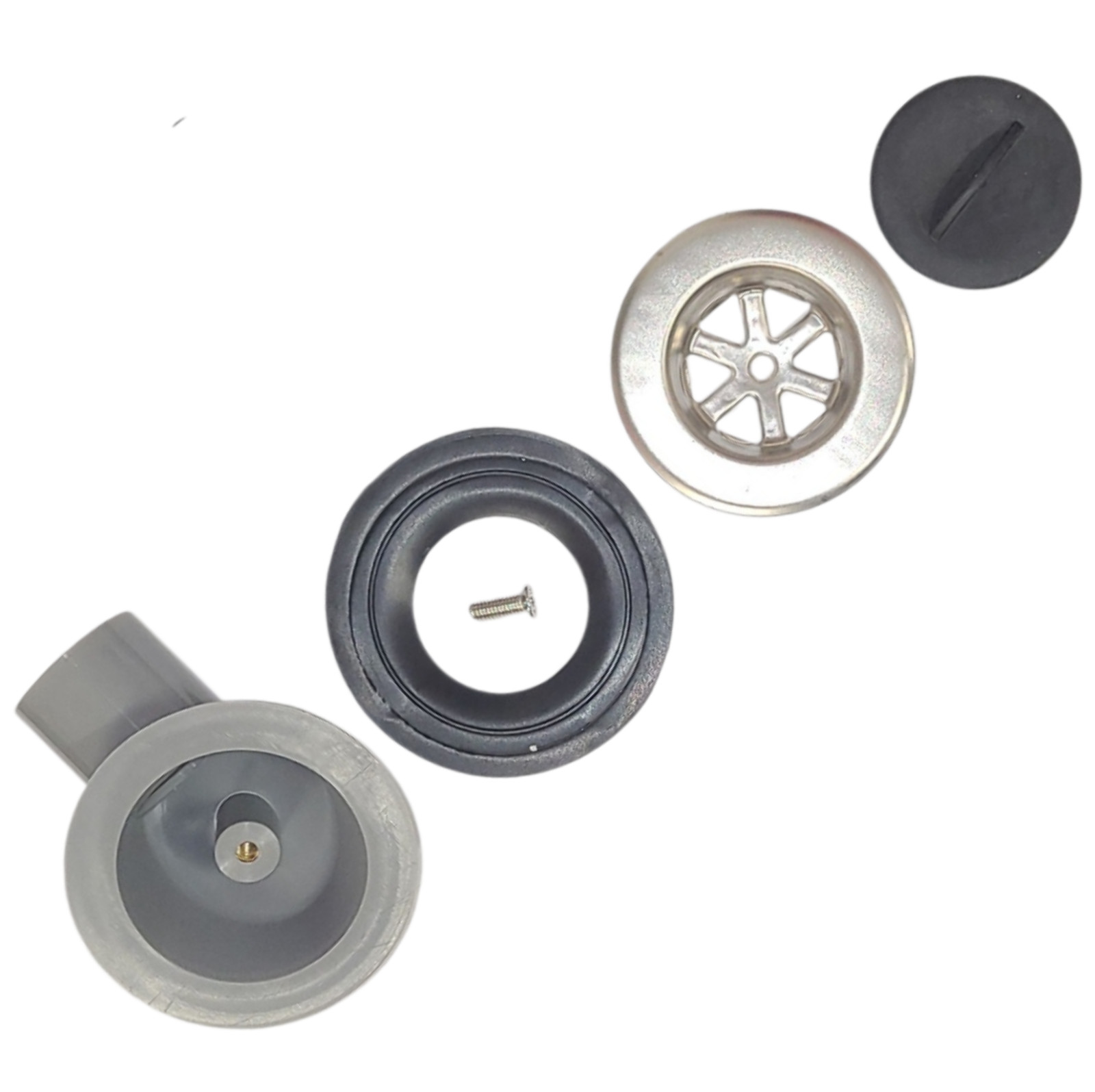 Sink Waste Outlet 28mm 1.1/4″ Angled Plug Hole – Caravan Motorhome Campervan