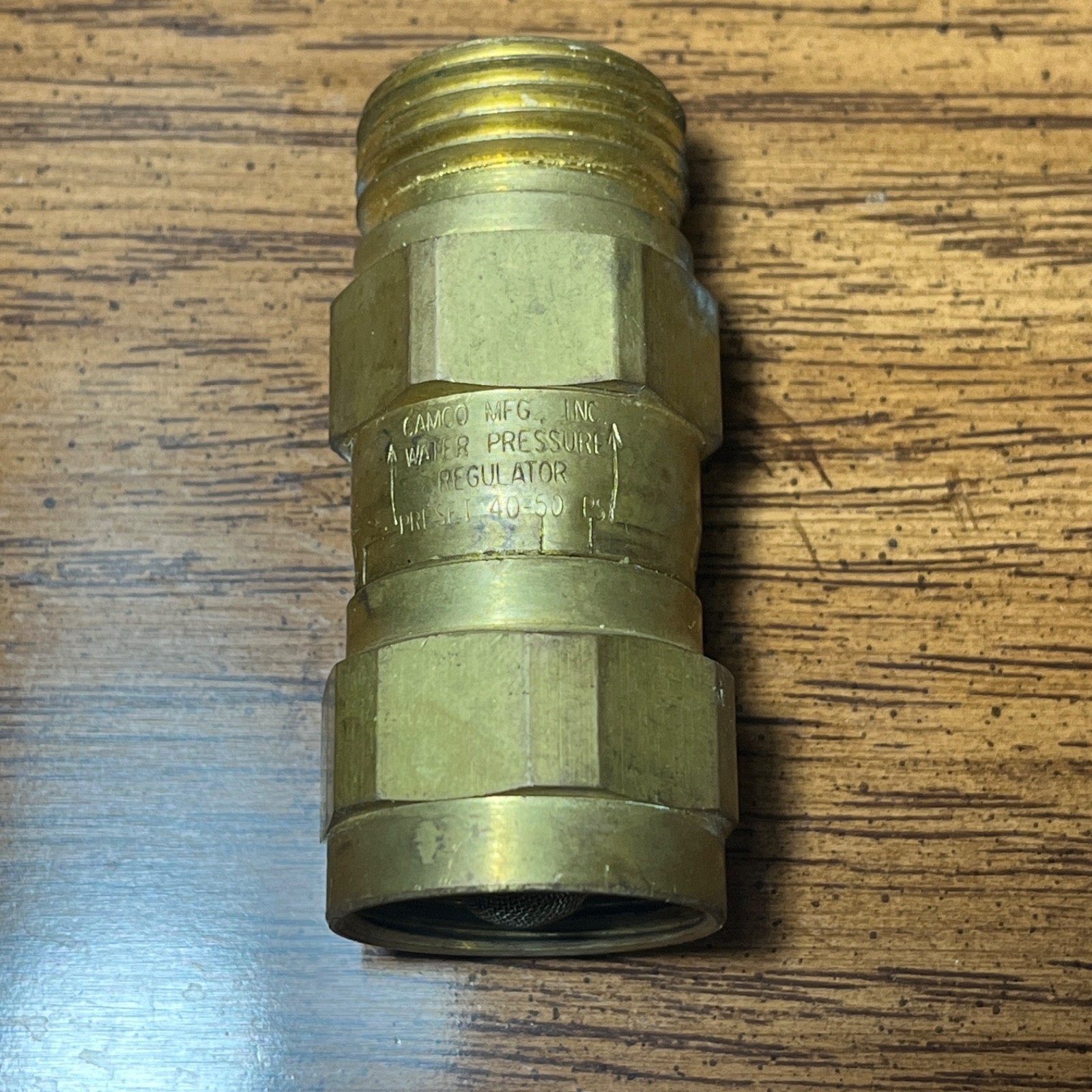 Camco Mfg Water Pressure Regulator preset 40-50 psi