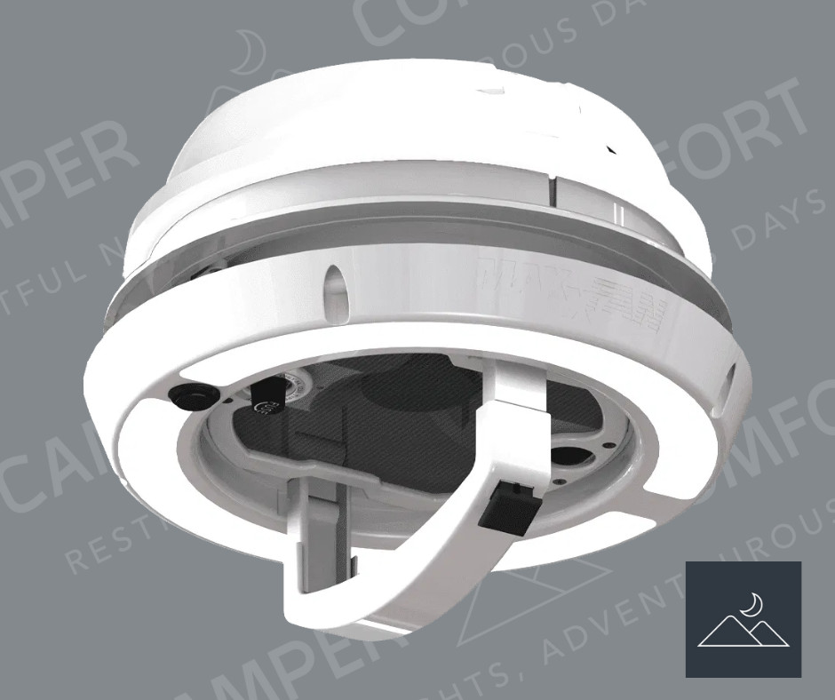 Maxxair MaxxDome PLUS Campervan Roof Wall Vent 12v Fan LED Light Motorhome White