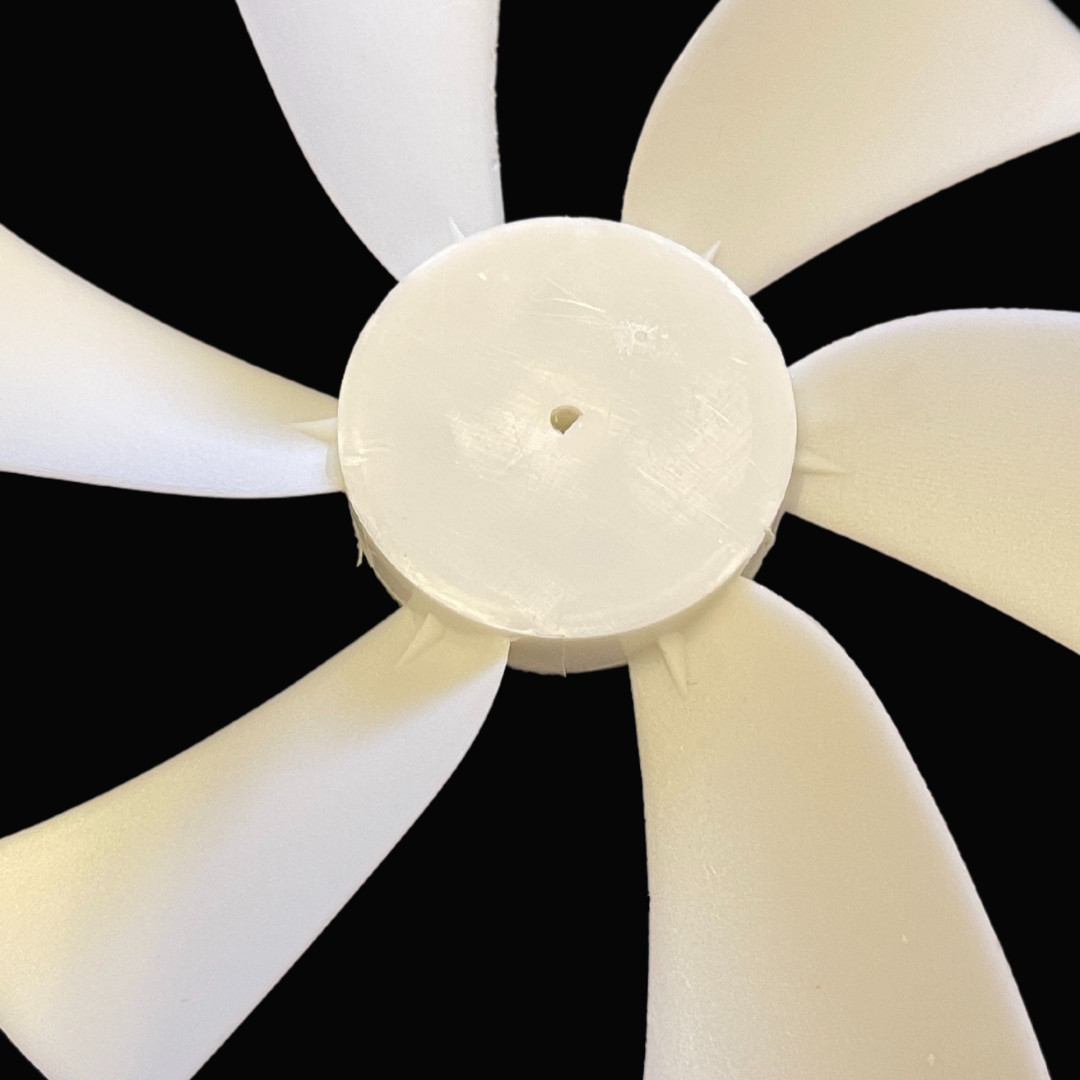 RV Camper Roof Bathroom Air Vent Fan 6 Blade Replacement Ventline Fits Jensen