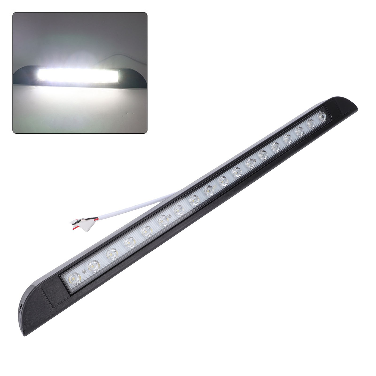 20 Inch RV LED Awning Porch Light Cool White 900 LM For Truck Trailer Camping