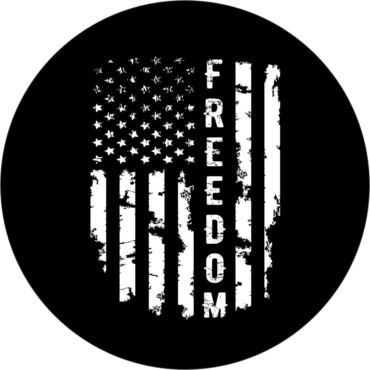 Freedom – American Flag Spare Tire Cover for any make, model & size