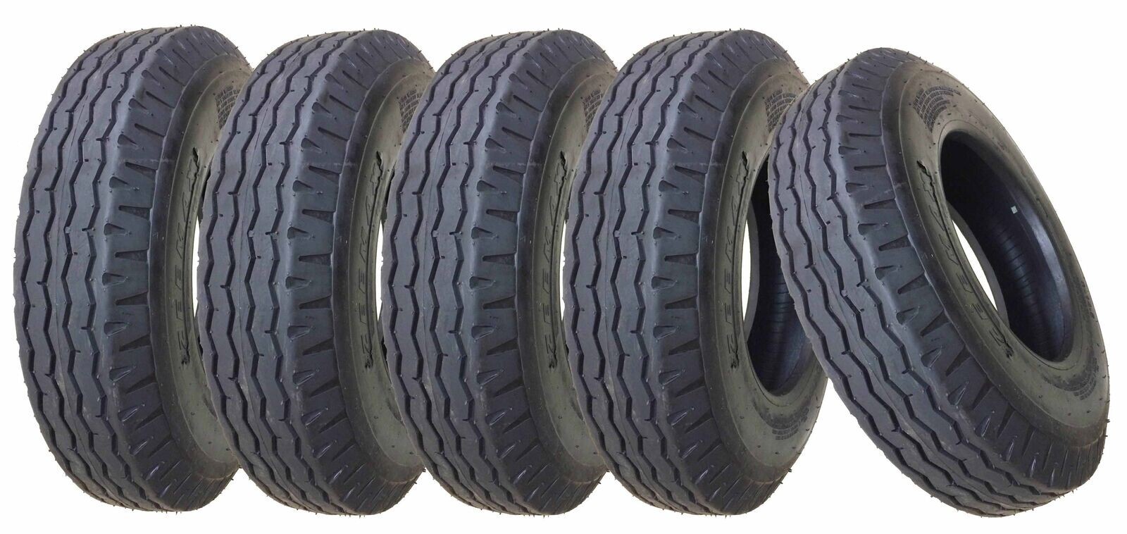 New 8-14.5 8×14.5 Heavy Duty Highway Trailer Tire 14PR LR G- 11067 Set 5
