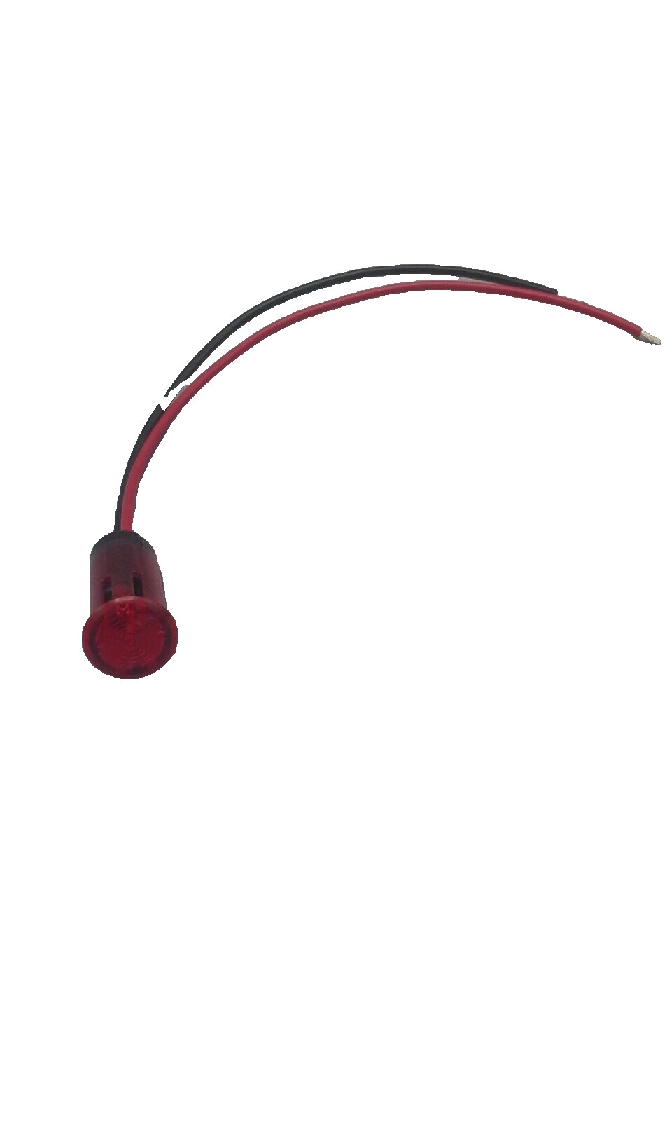 1/2 Red LED Indicator Dash Marker Light Trailer RV Truck Recessed