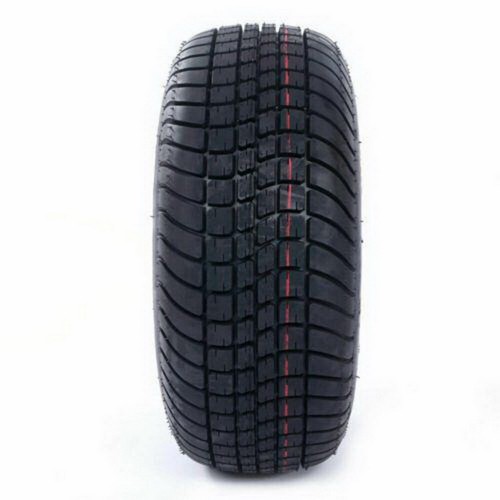 2pcs Trailer Tire On Rim 205/65-10 10 Ply Load Range E 5 Hole Lug White Wheel