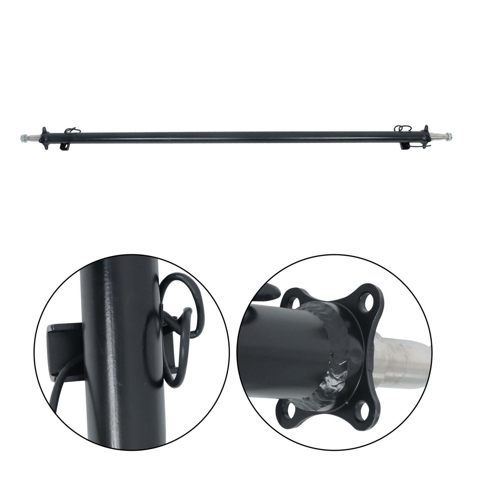 3.5k TK Trailer Axle w/ Idler 85″ Hub Face 70″ Spring Center 3500 lbs Beam Only