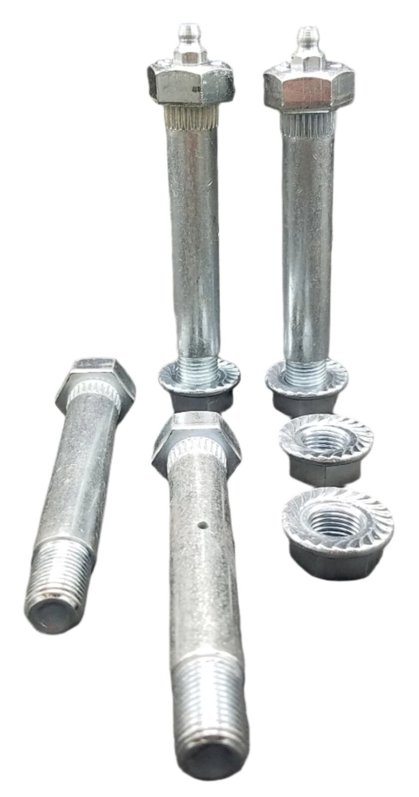 Bolt Equalizer Hex Head 0.56″ x 3.4″ WET Step Down End (0.50″) Zinc Plated / 12N