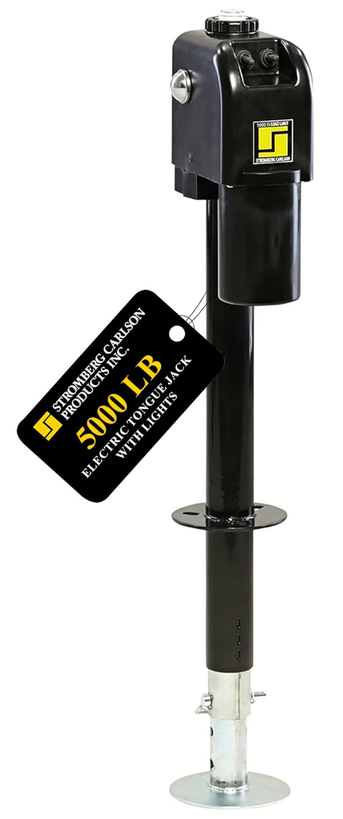 Stromberg Carlson JET-5000 Electric Tongue Jack – Heavy Black 5000 lb,