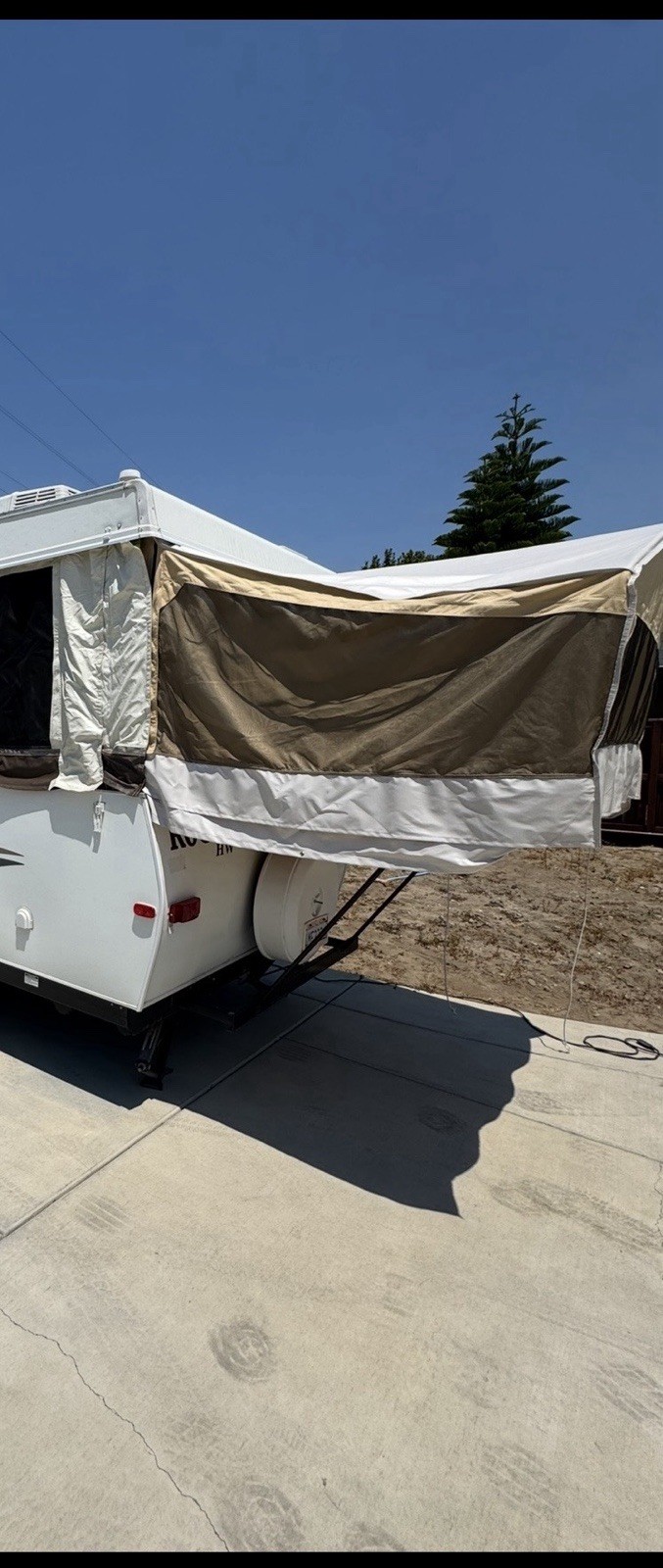 Rockwood HW 276 Rear Bunk End Canvas Bear Creek Canvas