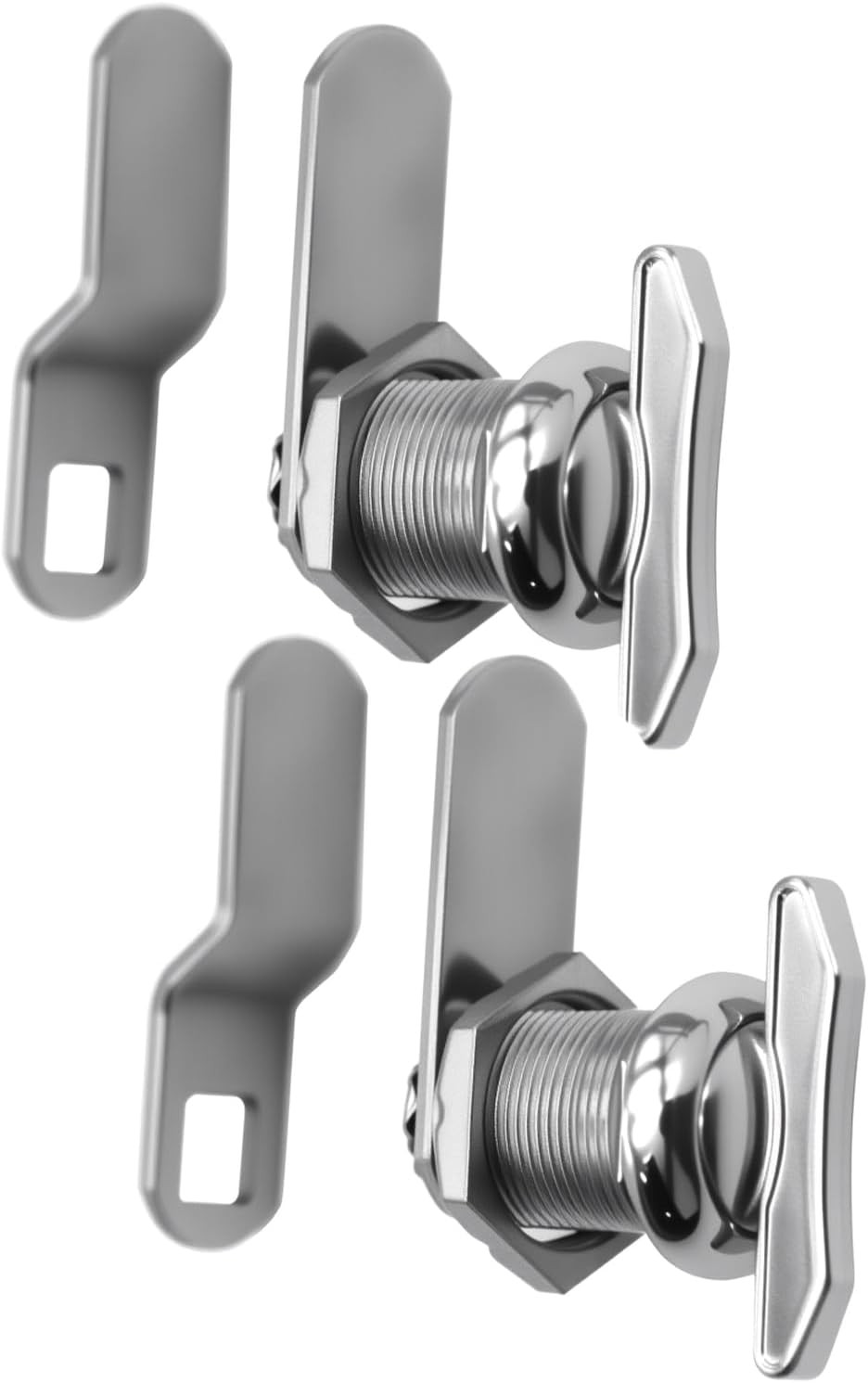 2 Pack 5/8″ RV Compartment Cam Lock Thumb Turn Camper Storage Door Latch