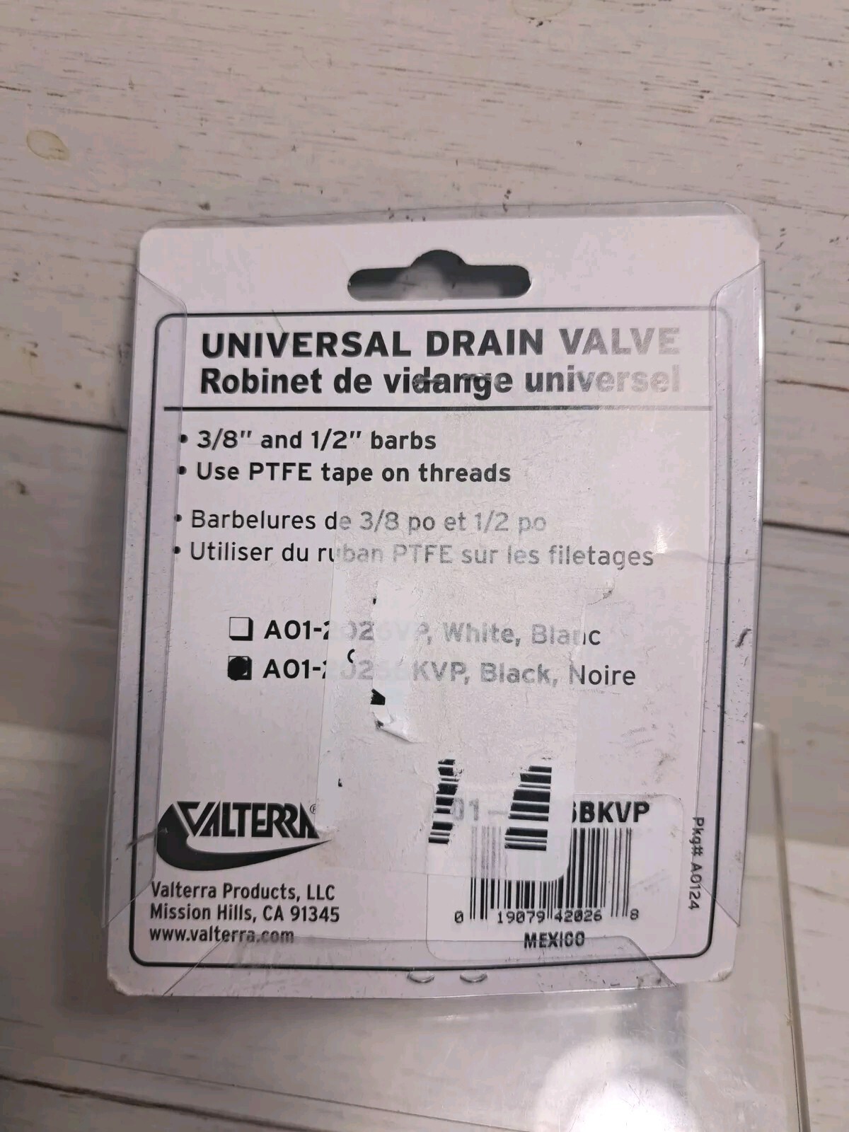 Drain Valve universal drain valve from Valterra 3/8″ and 1/2″ Fit For Rvs Camper
