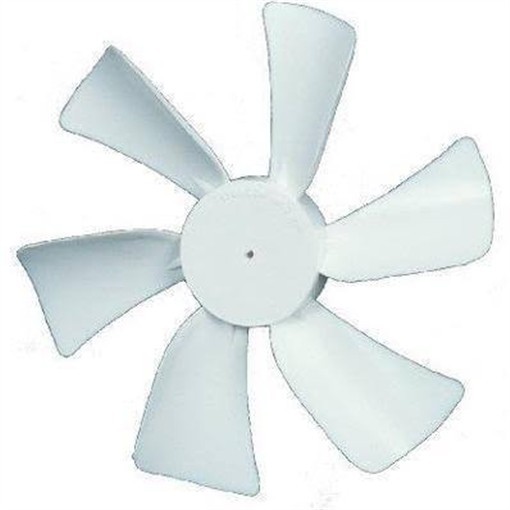 Ventmate 65491 6 x 0.09 in. White Replacement Fan Blade with Round Bore